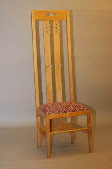 Mackintosh Style High Back Tea Room Chair