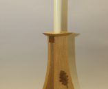 Oak leaf candlestick