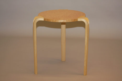 Sycamore and Birds-Eye Maple Side Table