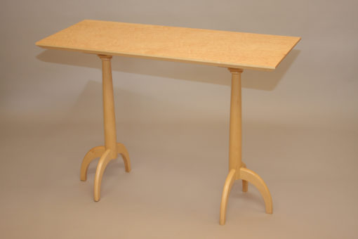 Sycamore with Birds-Eye Maple Side Table