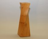 Twisted Yew wood Candle Stick Base