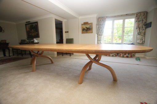 Organic Style Oak Dining Table
