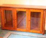 Cherry Glazed Fronted Bookcase