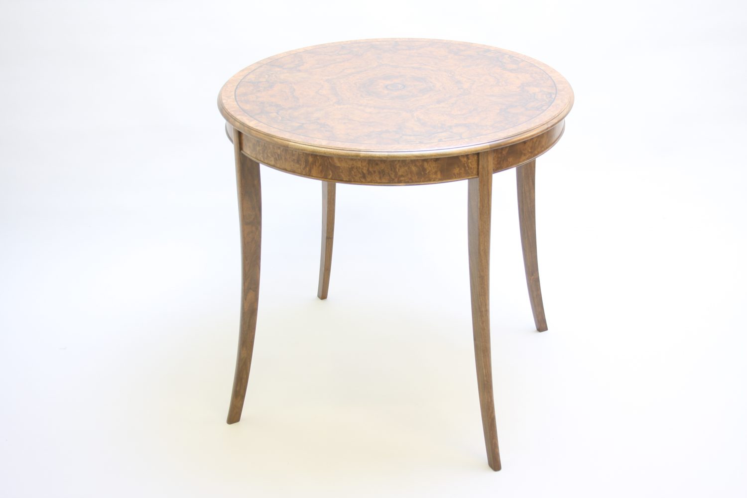 Walnut circular table