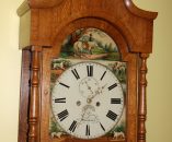 Oak Longcase Clock Hood