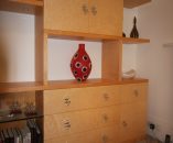 Enclosed cupboards and Skelaton Open Shelves