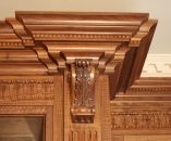 Large Cornice Moulding Mitred around Pillar and Corbel