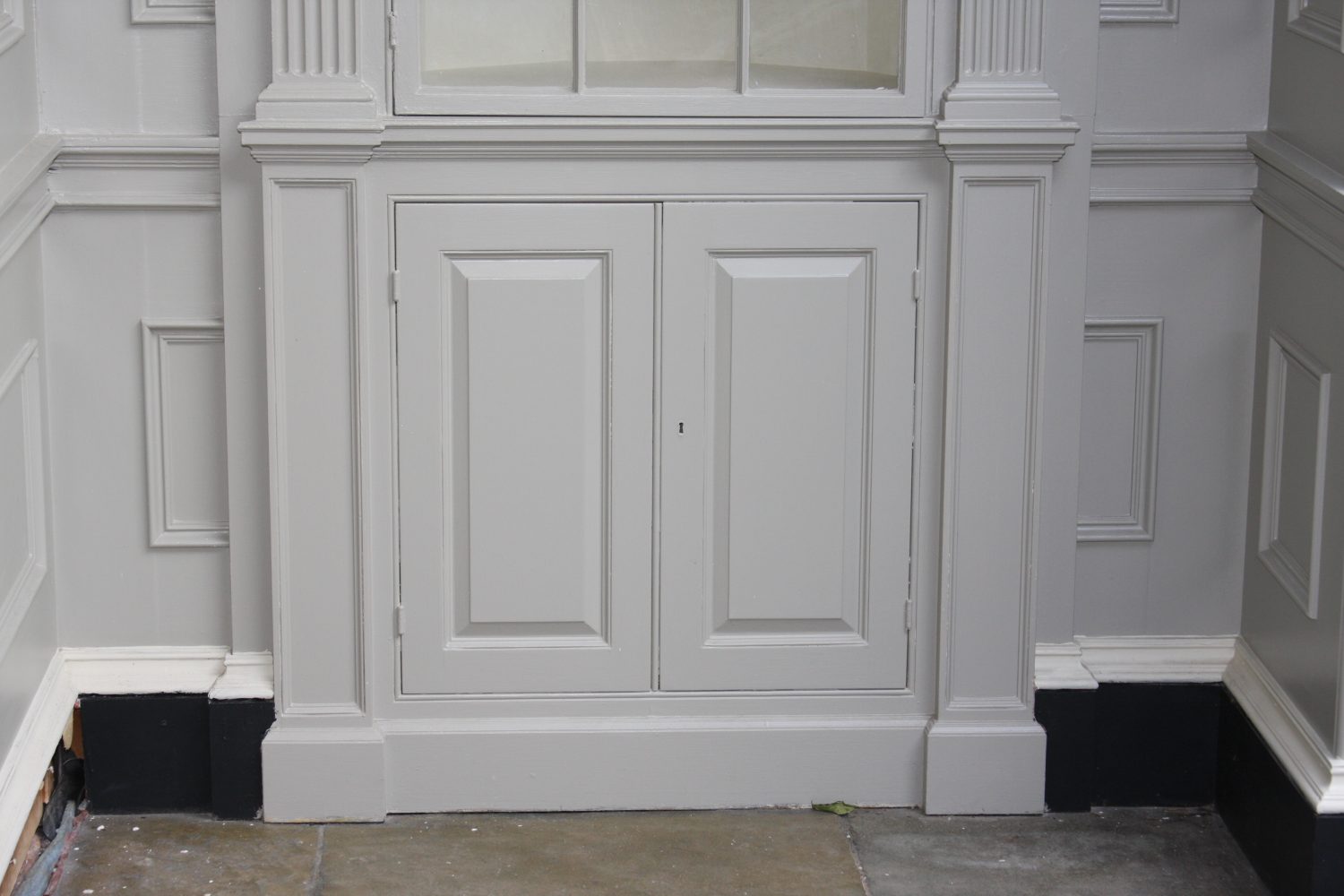 Panelled Base Doors with Recessed Pillars