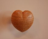 Turned Heart shaped knobs