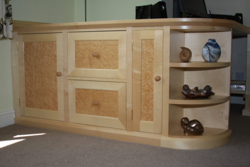 Maple and Birds-Eye Maple Fitted Study
