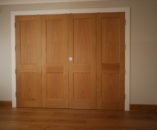 Set of Room Dividers Made with 2 Pairs of Doors