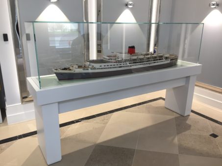 Contemporary Model Ship Case