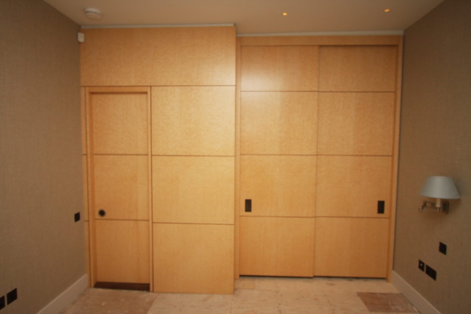 Pair of wardrobe doors and sliding en-suite door