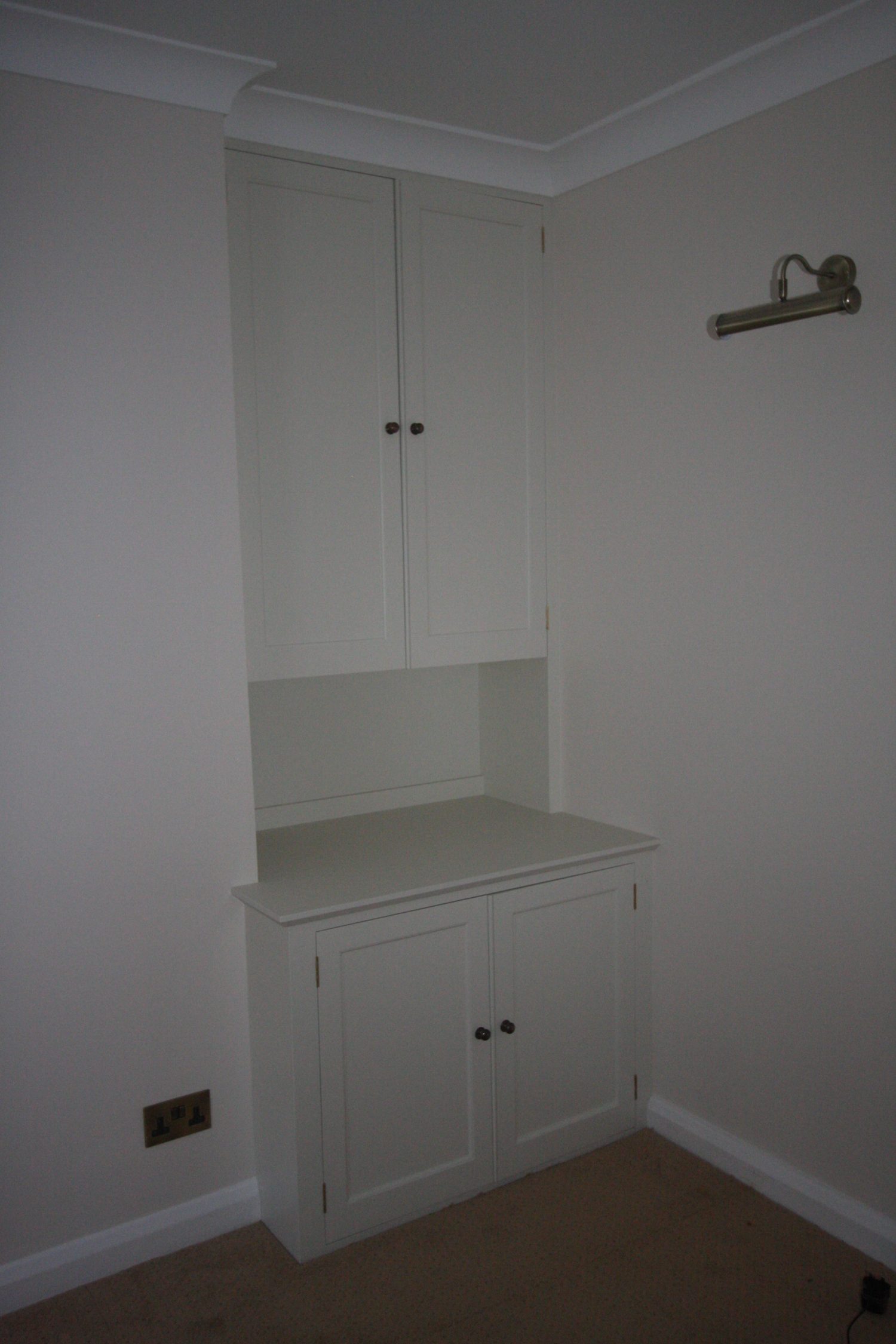 Cabinet Built into Alcove